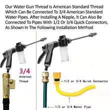 High Pressure, Pressure Washer, No Pump Needed